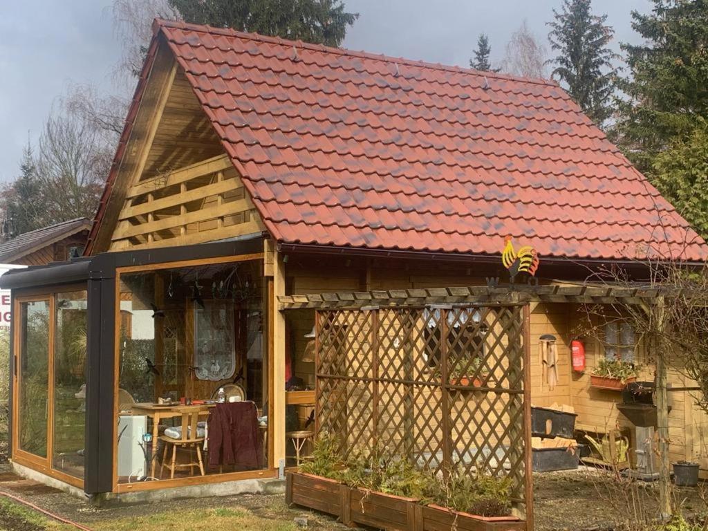 Holzhaus Mit Direktem Wasserzugang In Berlin-Koepenick Kültér fotó